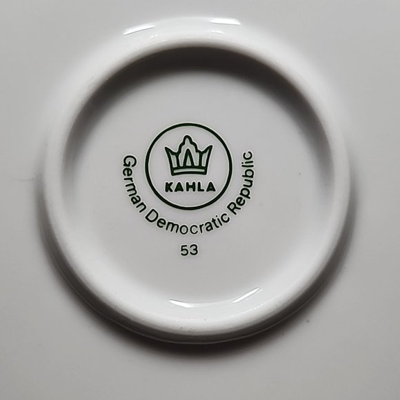 Vintage Kahla 53 Large Serving Platter Floral German Democratic Republic 32cm - Picture 6 of 9